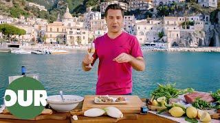 Gino's Beautifully Fresh Tuna Bruschetta On The Amalfi Coast | Gino's Italian Coastal Escape E26