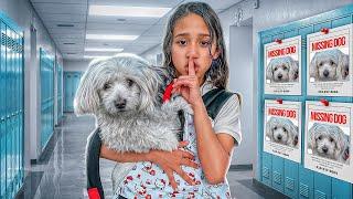 Londyn SNUCK Our DOG Into SCHOOL Again!! *THIS IS BAD*