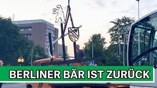 Bären-Skulptur zurück am Berliner Platz in Oer-Erkenschwick | Vest24.TV