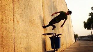 Freerunning and parkour in Ahmedabad by Narayan Dhusa