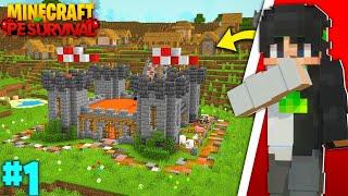 Minecraft PE Survival Series Ep 1 in 1.21  | Made OP Survival Base & Armour