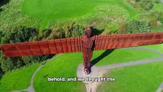 The Magnificent Angel of The North - Birds Eye View