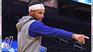 Stephen Curry CRAZY SHOTS during Pregame | December 12, 2020 NBA Preseason