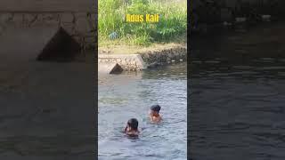 Mandi di Kali #pedesaan #bermain #mandi #trending #viral #nandurbecik #bocil #wisata #alam