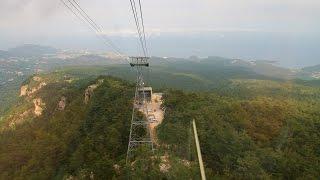 Tahtalı Dag, gondola lift. Timelapse