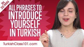 ALL Phrases to Introduce Yourself like a Native Turkish Speaker