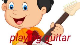 playing guitar | singing nursery rhymes | viche the diamonds#