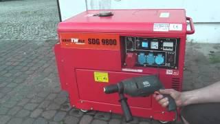 Agregat pradątwórczy generator diesel Kraftwele SDG 9800S 9,5 kW