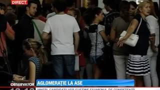 Aglomeratie la inscriere la Academia de Studii Economice din Bucuresti