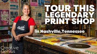 Tour the Legendary Hatch Show Print Shop in Nashville, Tennessee | Creative Genius