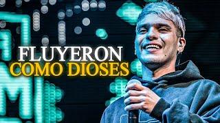 FLUYERON SOBRE EL BEAT COMO DIOSES 