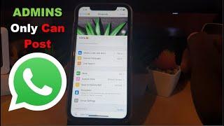 How to create Whatapp Group Only Admin can Post