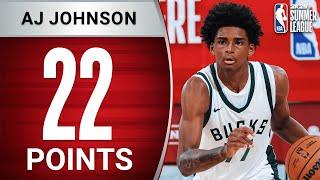 No. 23 Overall Pick AJ Johnson SHINES In Summer League! 