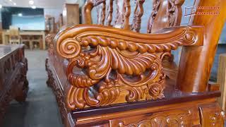 Xuất Xưởng 2 Bộ Bàn Ghế Salon gỗ Tràm Bông Vàng Lõi cho KH. RẺ mà NGON