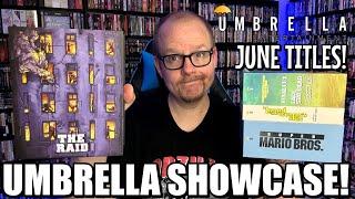 ️New UMBRELLA Entertainment Titles! | June 2024 | The RAID 4K, Super Mario 1-UP Edition And More!