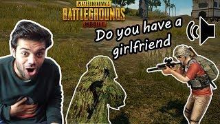 Funny PUBG Mobile Random Duos And Squads Voice Chat !!!