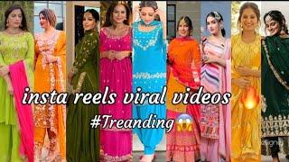 Punjabi beautiful viral suits  cute Punjabi girls insta reels viral videos rock Punjabi singers