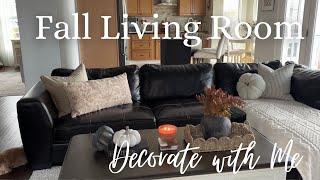 Cozy Fall Decorate with Me 2024 || Family Room || Minimal Decor