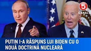 Putin i-a răspuns lui Biden cu o nouă doctrină nucleară