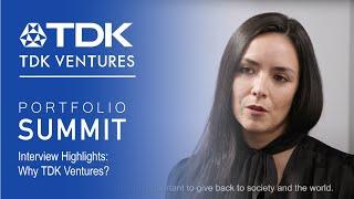 October Portfolio Summit 2023: Interview Highlights - Why TDK Ventures?