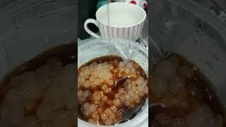 The FIRST EVER I TASTE CHILLED TAHO#taho #chilled #shorts