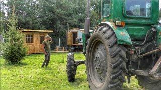 A Man Bought Land in the Forest.Build a Shed.Lives in  Trailer.