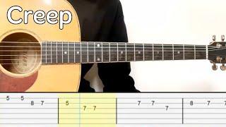 Radiohead - Creep (Easy Guitar Tabs Tutorial)