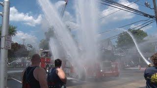 Baldwin,ny Fire Department Ladder 207 Wetdown