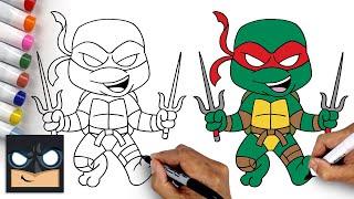 How To Draw Raphael | Teenage Mutant Ninja Turtles