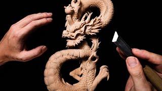 The process of making The Wooden Dragon using traditional Japanese woodcarving techniques!