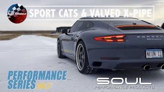 Soul Performance Sport Cats + Valved X-Pipe on my Porsche 991.2 - In Depth Sound Test and Road Test