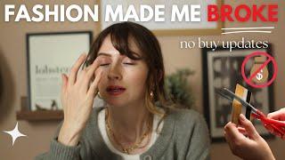 I couldn’t afford my bus to work!! How fast fashion made me BROKE #nobuyyear