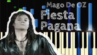 Mägo de Oz | FIESTA PAGANA - Piano Tutorial FÁCIL [Synthesia]