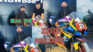 @RajaDc77 !! Raj DC ZX10R  New  Look chak kero guss