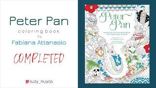 [Completed Coloring Book] Peter Pan by Fabiana Attanasio