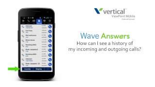 How can I see a history of my incoming and outgoing calls in ViewPoint Mobile on my Android device