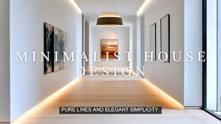 Timeless Minimalism: Elevating Home Design with Pure Lines and Elegant Simplicity