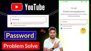 Please Choose a Stronger Password Try a Mix of Letters Numbers and Symbols Problem Solve YouTube