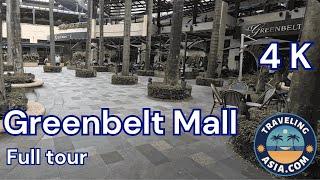 Greenbelt Mall Walkthrough in 4K | Makati Philippines 02 2024