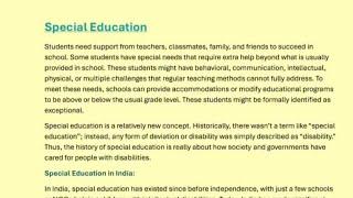 concept of special education in English |B.ed |Inclusive education @Istudy4you