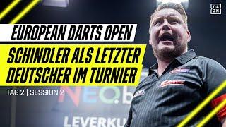 Spannung, Sensationen & 9-Darter-Feeling: European Darts Open - Tag 2 Session 2 | DAZN