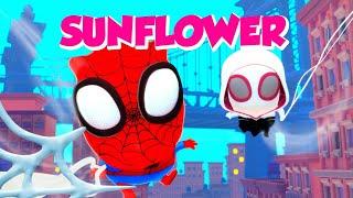 The Spiderman song!  Sunflower- Post Malone  Cute cover by The Moonies Official