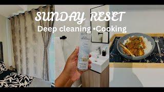 Sunday Reset|Apartment deep clean|cooking|South African Youtuber #vlog #apartmentvlog