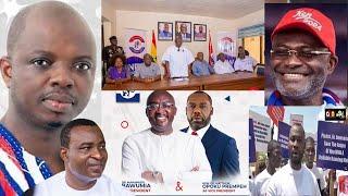 Break: Ken & Abronye happy - Wontumi supporters storm NEC meeting, save Bawumia from NAPO else ...!