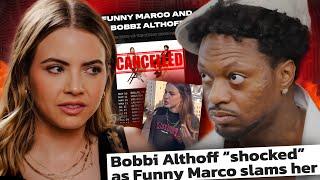 The TRUTH About Bobbi Althoff's BIZARRE FEUD with Funny Marco (CANCELLED Their Tour BEHIND Her BACK)