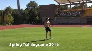 Javelin training throws 2016 - Thomas Röhler