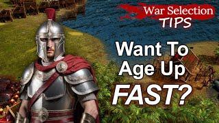 Guide to aging up fast - War Selection