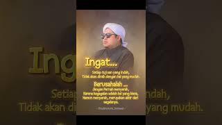 Ingat berusahalah..