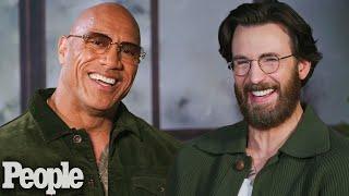 Chris Evans and Dwayne Johnson Interview Each Other | PEOPLE