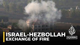 Hezbollah launches missile barrage and drones towards Israel